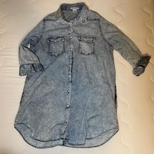 washed denim dress